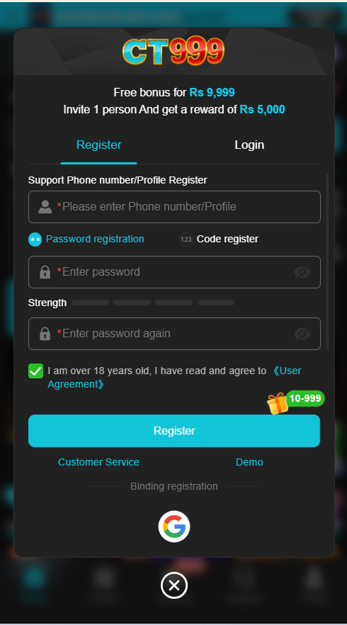 CT999 Game App